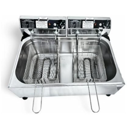 FRITADEIRA INDUSTRIAL ELETRICA 16L 1 CUBA 2 CESTOS 127V - IPE COZINHAS