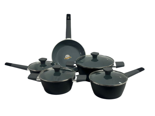 JOGO DE PANELAS DE INDUÇÃO CERÂMICO IPÊ COZINHAS - 5 PEÇAS