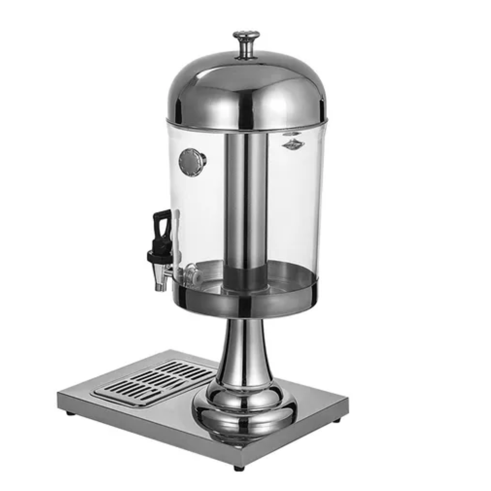 SUQUEIRA E REFRESQUEIRA HOTEL 8L AÇO INOX E POLICARBONATO