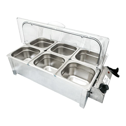RECHAUD ELETRICO IPE COZINHAS 6 CUBAS 1/6X100 220V