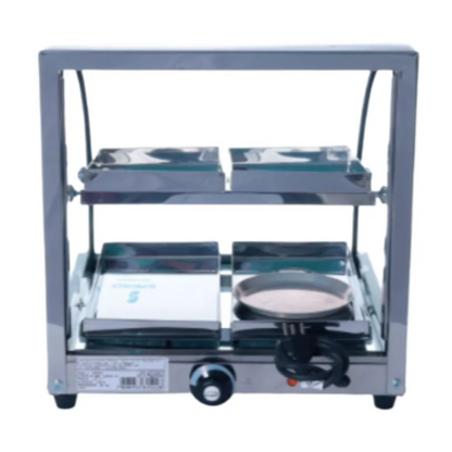 ESTUFA 4 DUPLA SIMPLES VIDRO CURVO 127V - 482 SUPRITECS